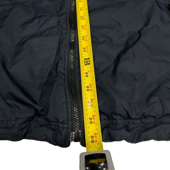 Structure Vintage Reversible Mens Fleece & Nylon Jacket Blue & Gray Size XL - Picture 16 of 16